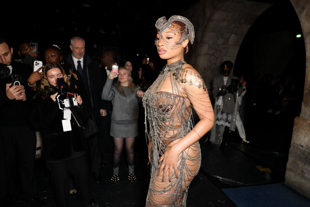 Megan Thee Stallion’s Paris Fashion Week Look Is Otherworldly