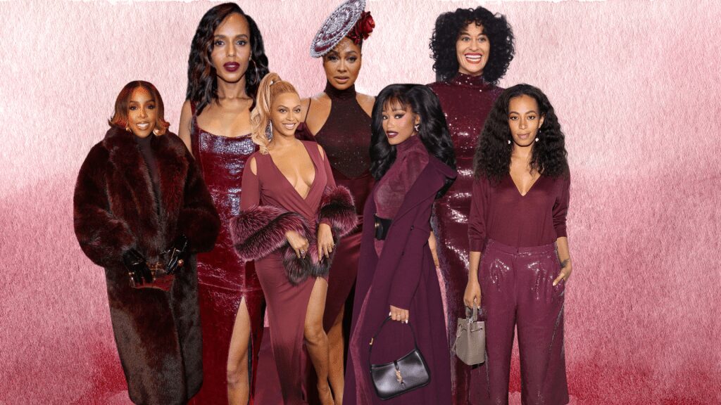 36 Pictures of Black Women in Burgundy, Just Because