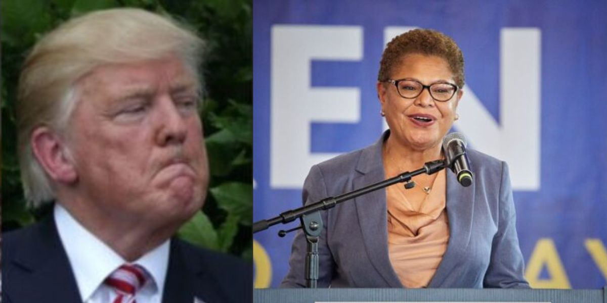 L.A. Mayor Karen Bass And Trump Spar Over California Fire Response