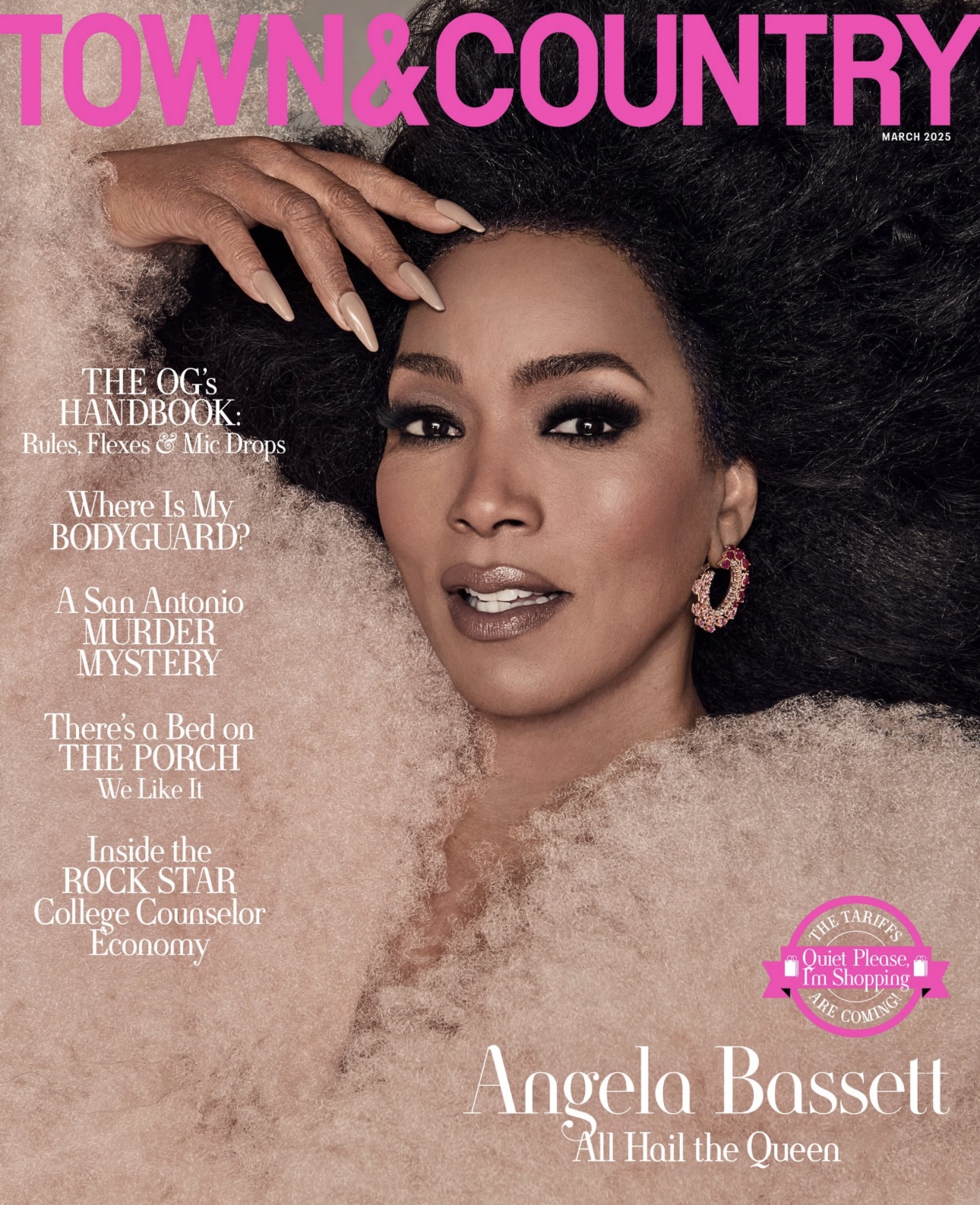 Angela Bassett’s Gorgeous ‘Town & Country’ Cover Proves Her Face Card Never Declines