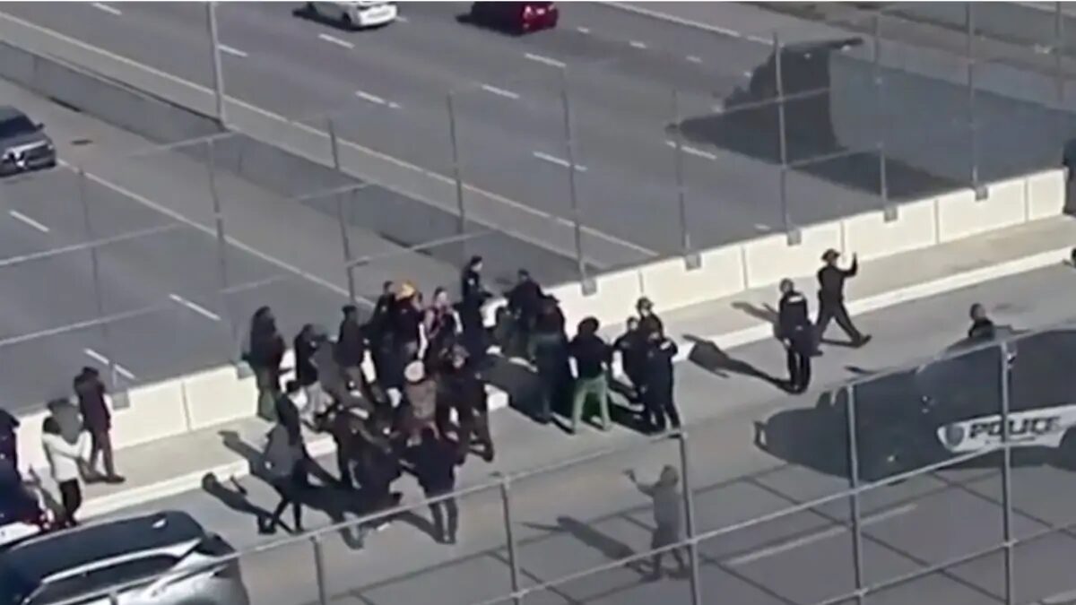 ‘Why Do These Colonizers Feel So Comfortable?’: White Supremacists Group Forced to Retreat from Highway Overpass After Black Residents Drive Them Out Burn Racist Flag