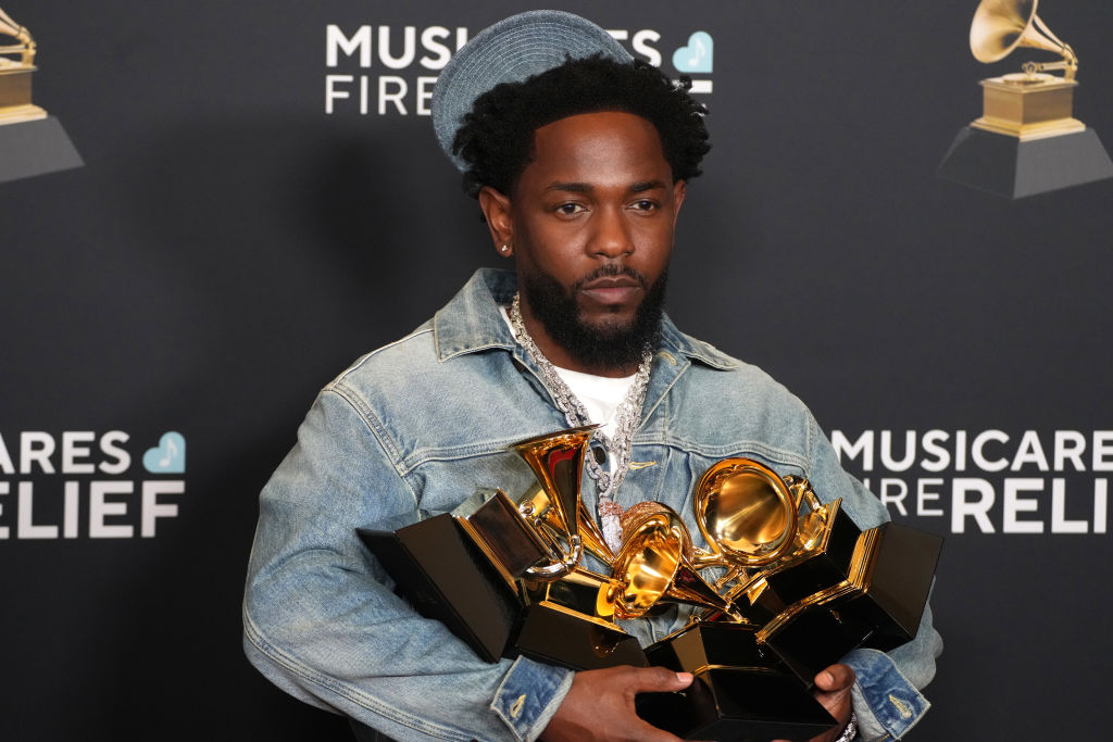 Kendrick Lamar Accepting His Grammy Turns Into ‘Not Like Us’ Sing-Along, Social Media Reacts