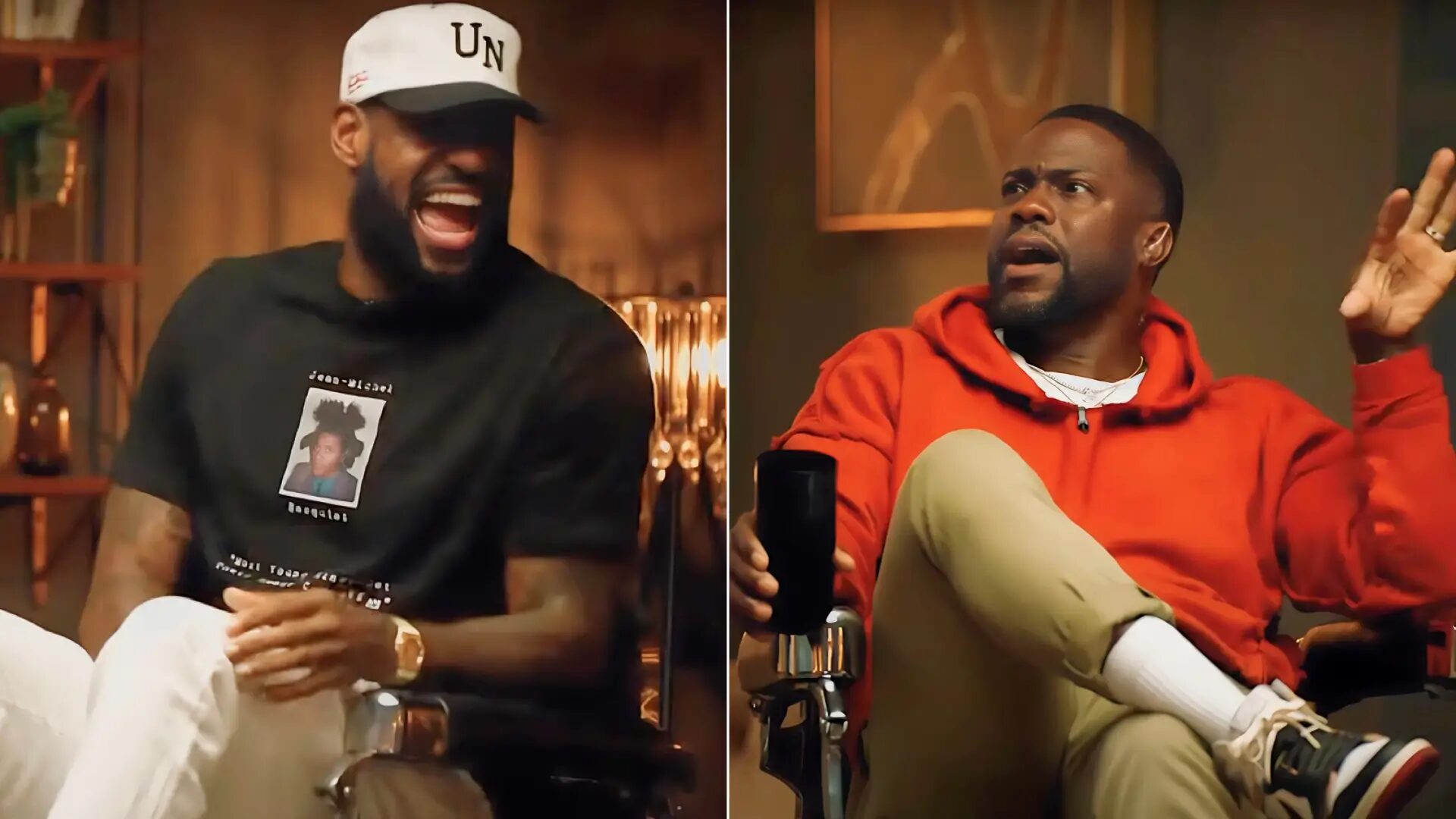 LeBron James Can’t Control His Emotions as Kevin Hart Shocks Everyone with Memories of His Football Glory Days 