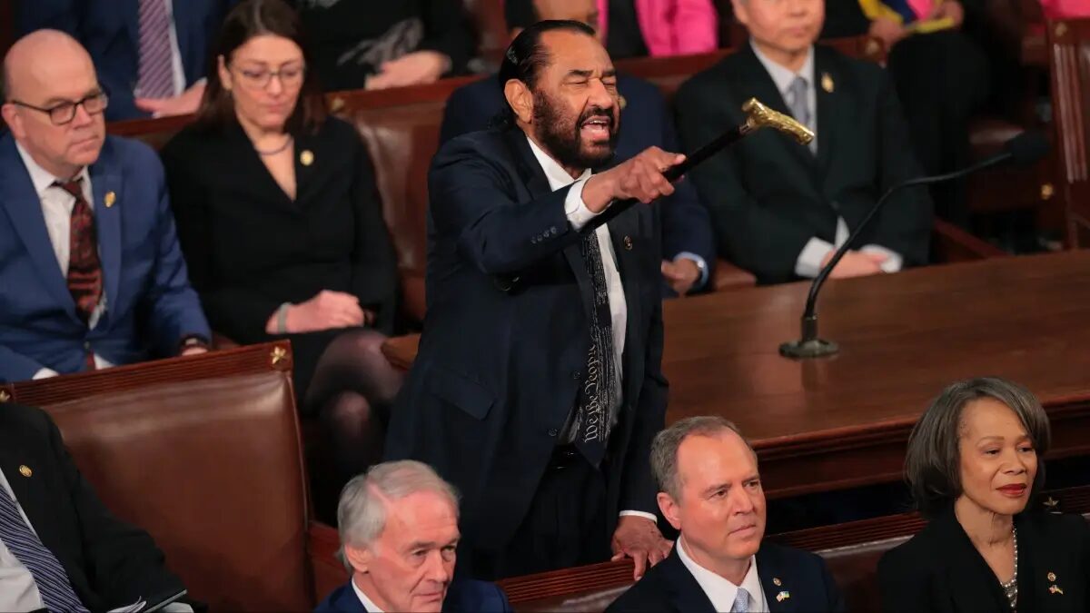 ‘They Are Weak!’: Democrats Slammed for Party’s Tepid Response to Black Rep. Al Green’s Ejection During Trump’s Speech to Congress